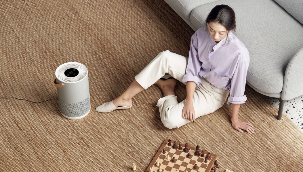 Очиститель воздуха SmartMi Air Purifier P1, серебристый фото 3